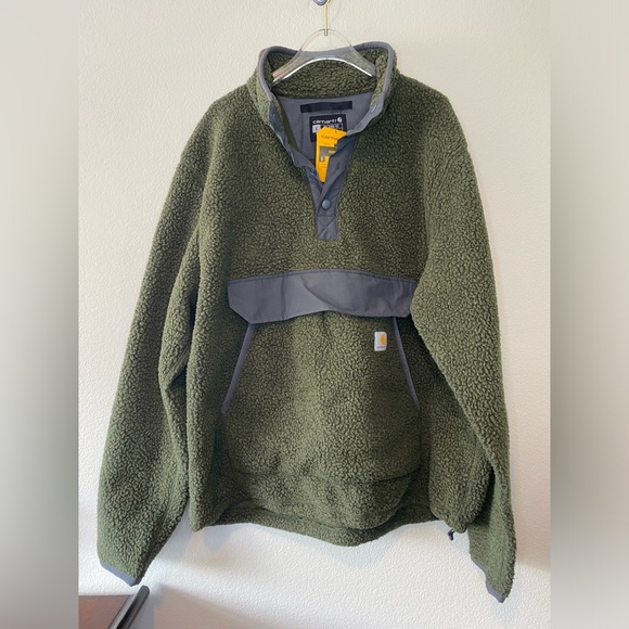 Carhartt Fleece Snap Front Jacket - Picture 5 of 10